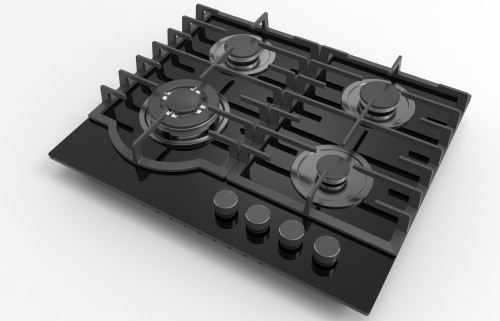 4 Burner Glass Gas Hob MGBG-604M3|24 Inch