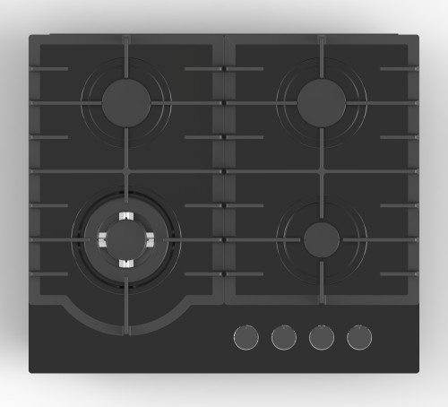 4 Burner Glass Gas Hob MGBG-604M3|24 Inch