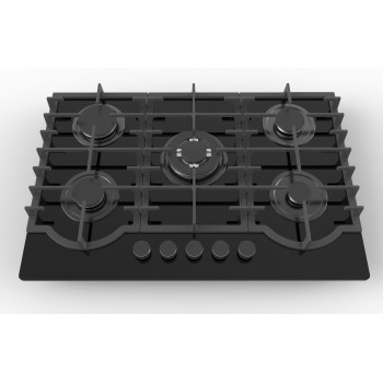 5 Burner Glass Gas Hob MGBG-905M3|36 Inch