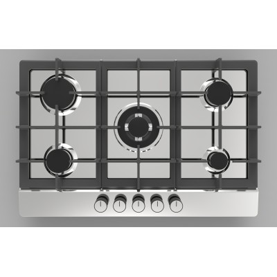 5 Burner Stainless Steel Gas Hob|MGBS-765B6|30 inch