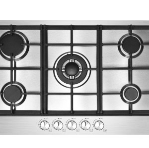 5 Burner Stainless Steel Gas Hob|MGBS-765B4|760mm