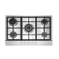 5 Burner Stainless Steel Gas Hob|MGBS-765B4|760mm