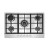 5 Burner Stainless Steel Gas Hob|MGBS-765B4|760mm