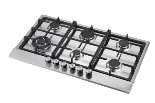 Газовая варочная панель из нержавеющей стали с 6 конфорками|MGBS-866B4|860 мм