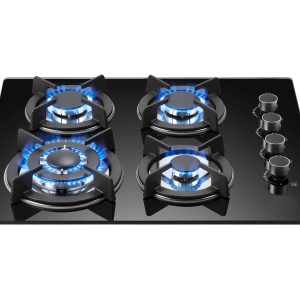 4 Burner Glass Gas Hob MGBG-604C3|600mm