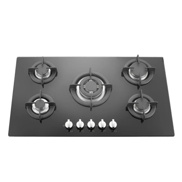 5 Burner Glass Gas Hob MGBG-875|870mm