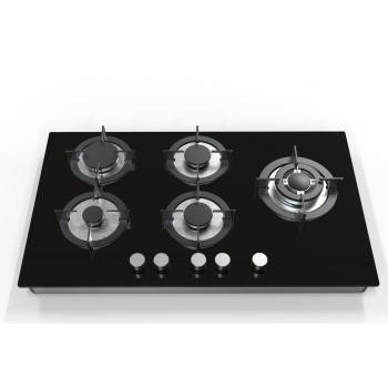 5 Burner Glass Gas Hob MGBG-905A|900mm