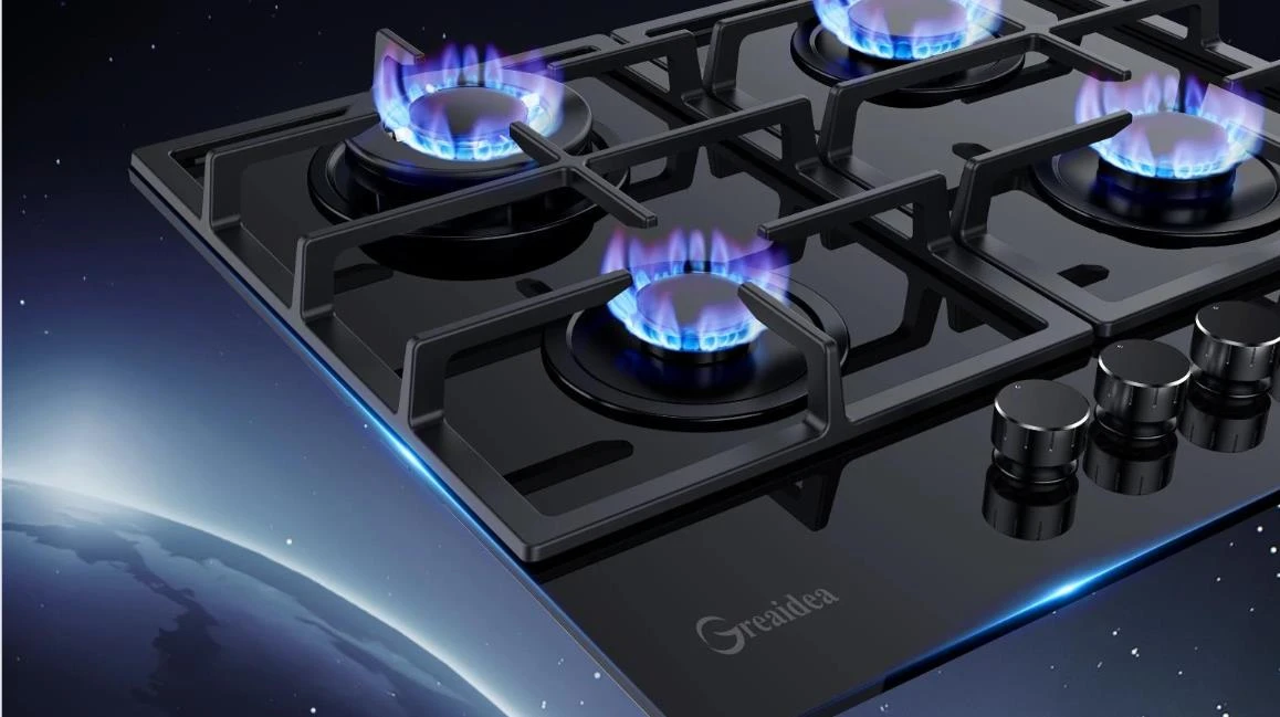  Greaidea four-burner gas hob