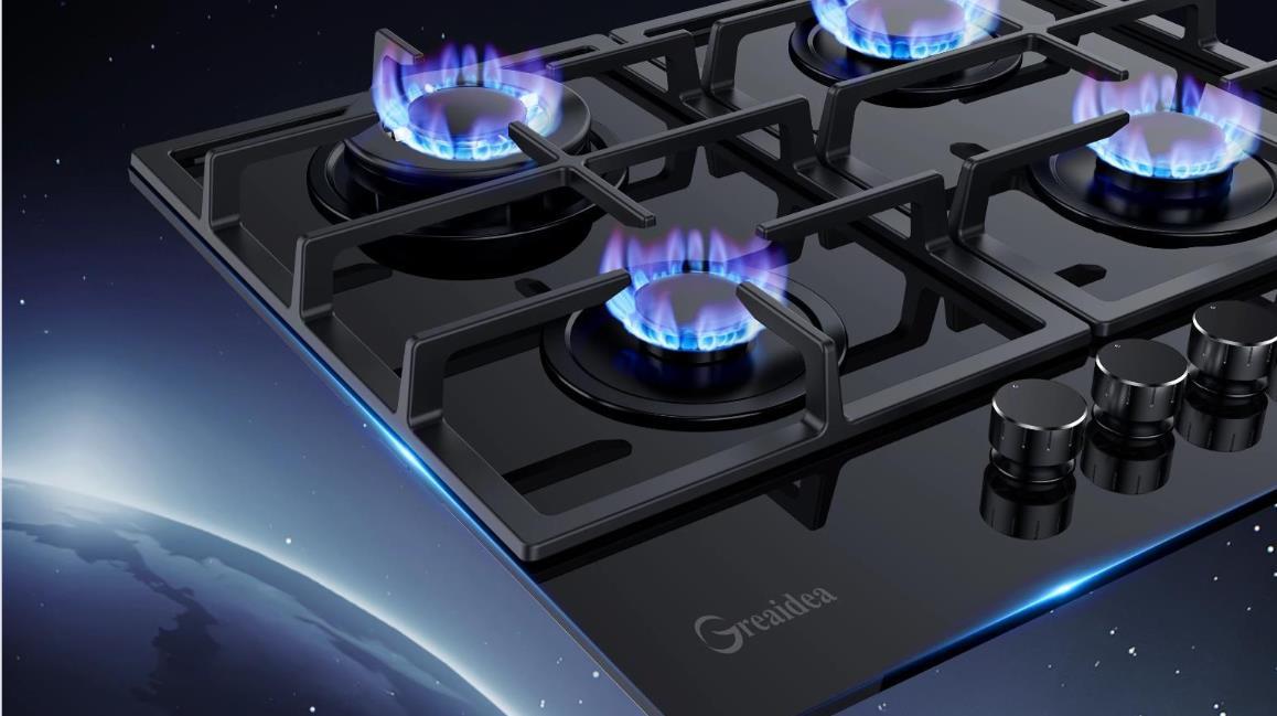 Greaidea four-burner gas hob