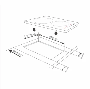 Double Zones Ceramic Hob MEBG-292C