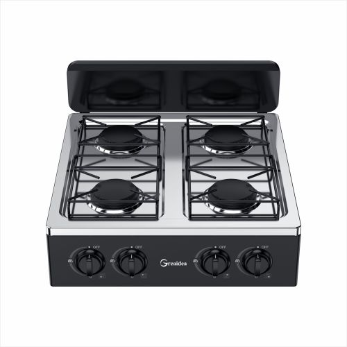 Stainless Stee Gas Stovel Countertop Four Burner Liquefied Petroleum Gas Stove TGB4-PS
