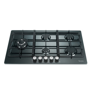 Газовая варочная панель из нержавеющей стали с 5 конфорками|MGBS-865B4C|860 мм