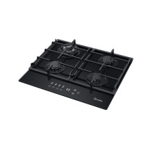 4 Burner Electronic Touch Control Glass Gas Hob MGBG-604T | 600mm