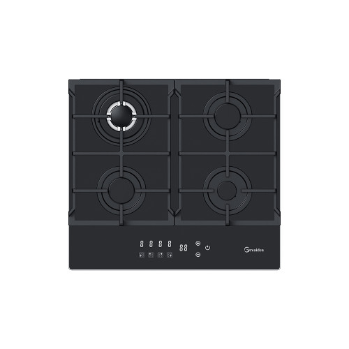 4 Burner Electronic Touch Control Glass Gas Hob MGBG-604T | 600mm