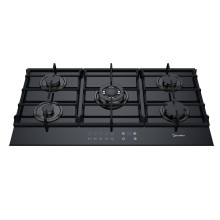 5 Burner Electronic Touch Control Glass Gas Hob MGBG-905T |36 Inch