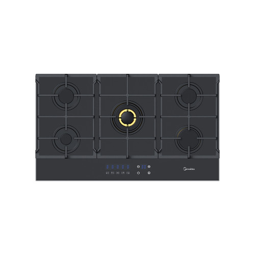 5 Burner Electronic Touch Control Glass Gas Hob MGBG-905T |36 Inch