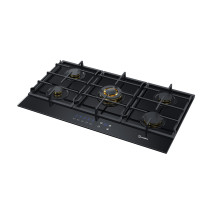 5 Burner Electronic Touch Control Glass Gas Hob MGBG-905T |36 Inch