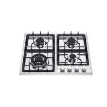Placa de gas de acero inoxidable de 4 quemadores | MGBS-604F | 585 mm