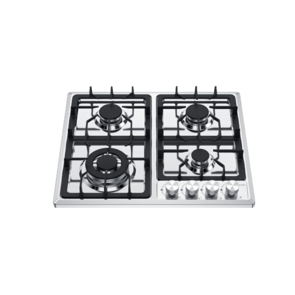 Placa de gas de acero inoxidable de 4 quemadores | MGBS-604F | 585 mm