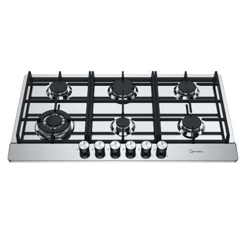 6 Burner Stainless Steel Gas Hob|MGBS-866B4|860mm