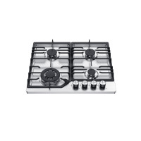 Placa de gas de acero inoxidable de 4 quemadores | MGBS-604T | 590 mm