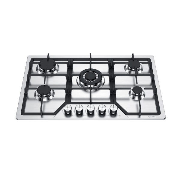 5 Burner Stainless Steel Gas Hob MGBS-765B5|760mm