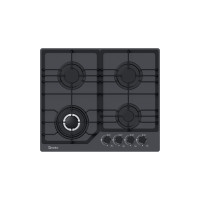 Placa de gas de 4 quemadores de vidrio MGBG-604T | 600 mm