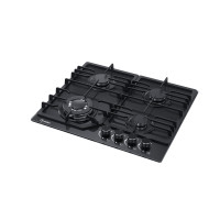 Placa de gas de 4 quemadores de vidrio MGBG-604T | 600 mm