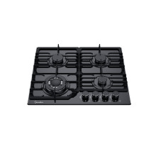 Placa de gas de 4 quemadores de vidrio MGBG-604T | 600 mm