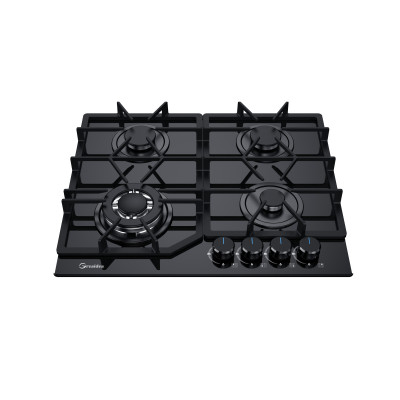 4 Burner Glass Gas Hob MGBG-604D |24 Inch