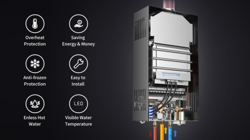 Flue Duct Gas Water Heater JSD-G1