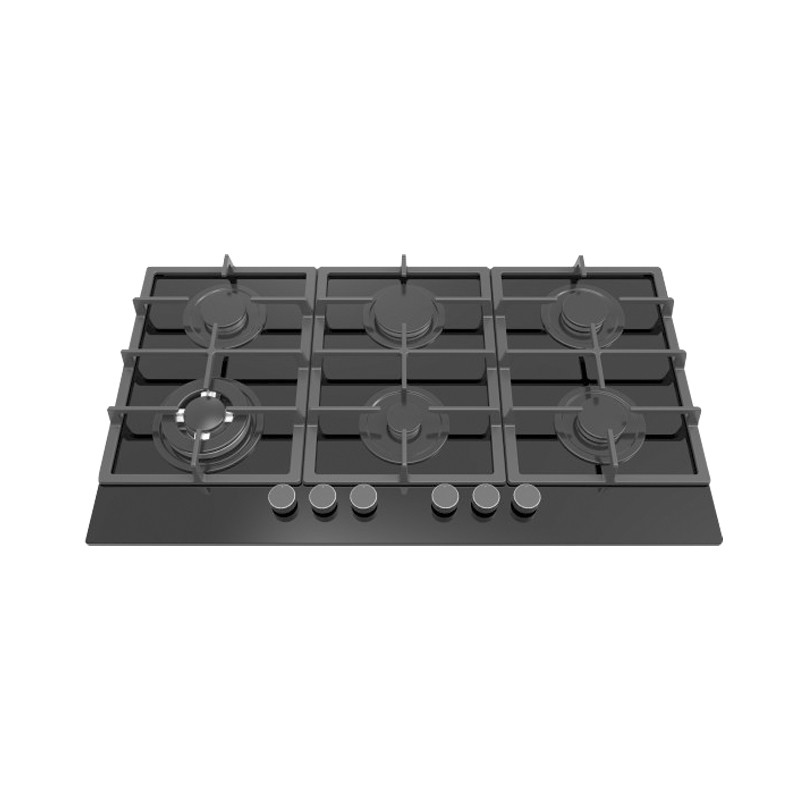 Greaidea's 6 burner glass gas hob