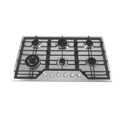 6 Burner Stainless Steel Gas Hob|MGBS-866|860mm