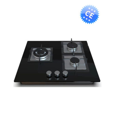 3 Burner Glass Gas Hob MGBG-603S2|600mm