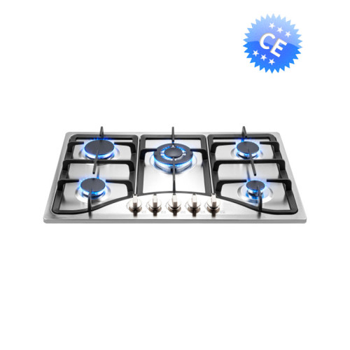 5 Burner Stainless Steel Gas Hob|MGBS-765|760mm