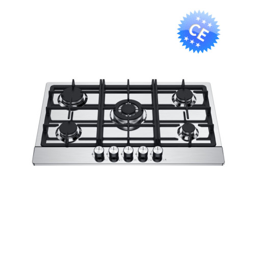 5 Burner Stainless Steel Gas Hob|MGBS-765B4|760mm