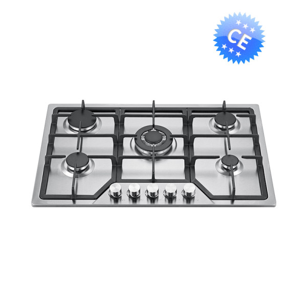 5 Burner Stainless Steel Gas Hob MGBS-765B5|760mm