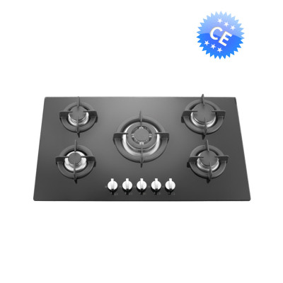 5 Burner Glass Gas Hob MGBG-875|870mm