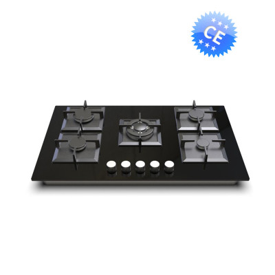 5 Burner Glass Gas Hob MGBG-875S2|870mm