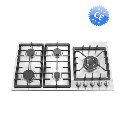 5 Burner Stainless Steel Gas Hob|MGBS-875F|36 Inch