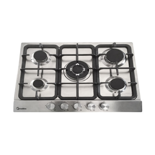 5 Burner Stainless Steel Gas Hob HC68-504S