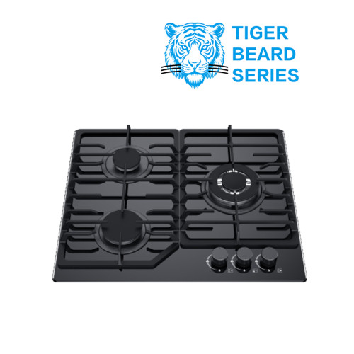 3 Burner Glass Gas Hob 24 Inch MGBG-603T|Support OEM&ODM