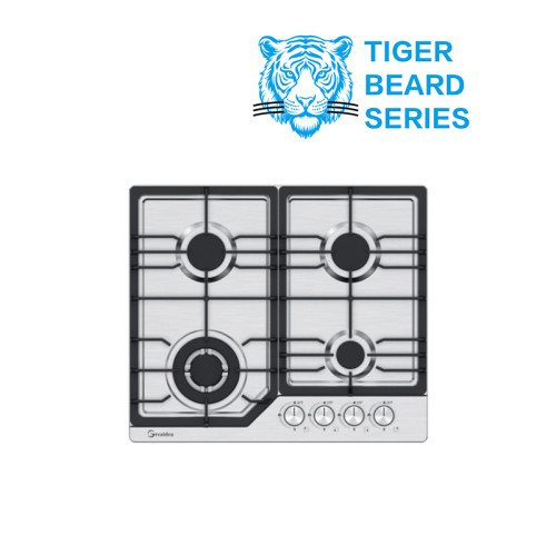 4 Burner Stainless Steel Gas Hob|MGBS-604T|590mm