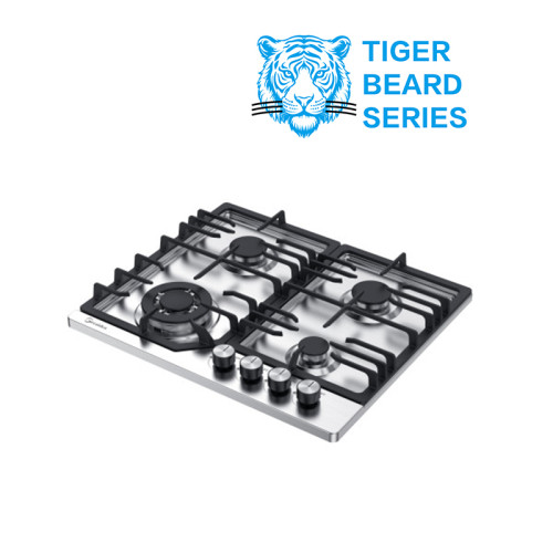 4 Burner Stainless Steel Gas Hob|MGBS-604T|590mm