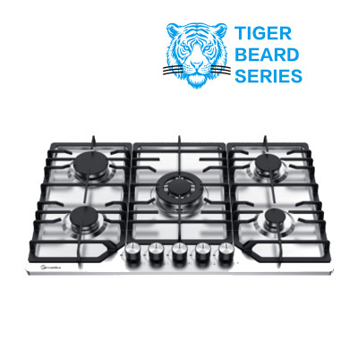 5 Burner Stainless Steel Gas Hob MGBS-765T|760mm