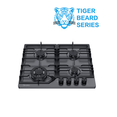 4 Burner Black Nano-Painting/Enamelled Gas Hob|24 Inch|MGBS-604TN/E|Support ODM&OEM