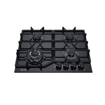 4 Burner Glass Gas Hob MGBG-604C |24 Inch