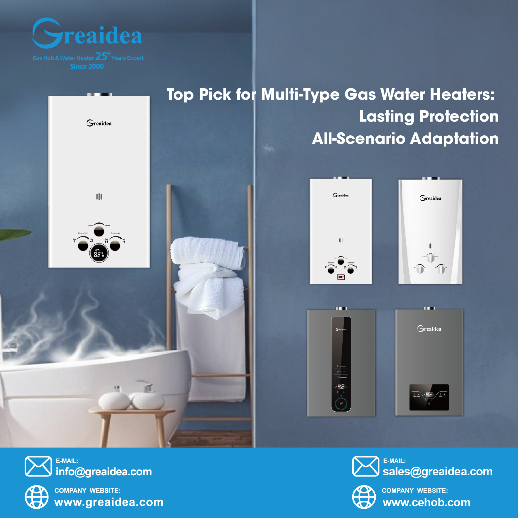 Greaidea's gas water heater