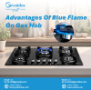 Blue flame in the kitchen: Why is it so important? | The secret of efficient combustion of Greaidea built-in gas hobs