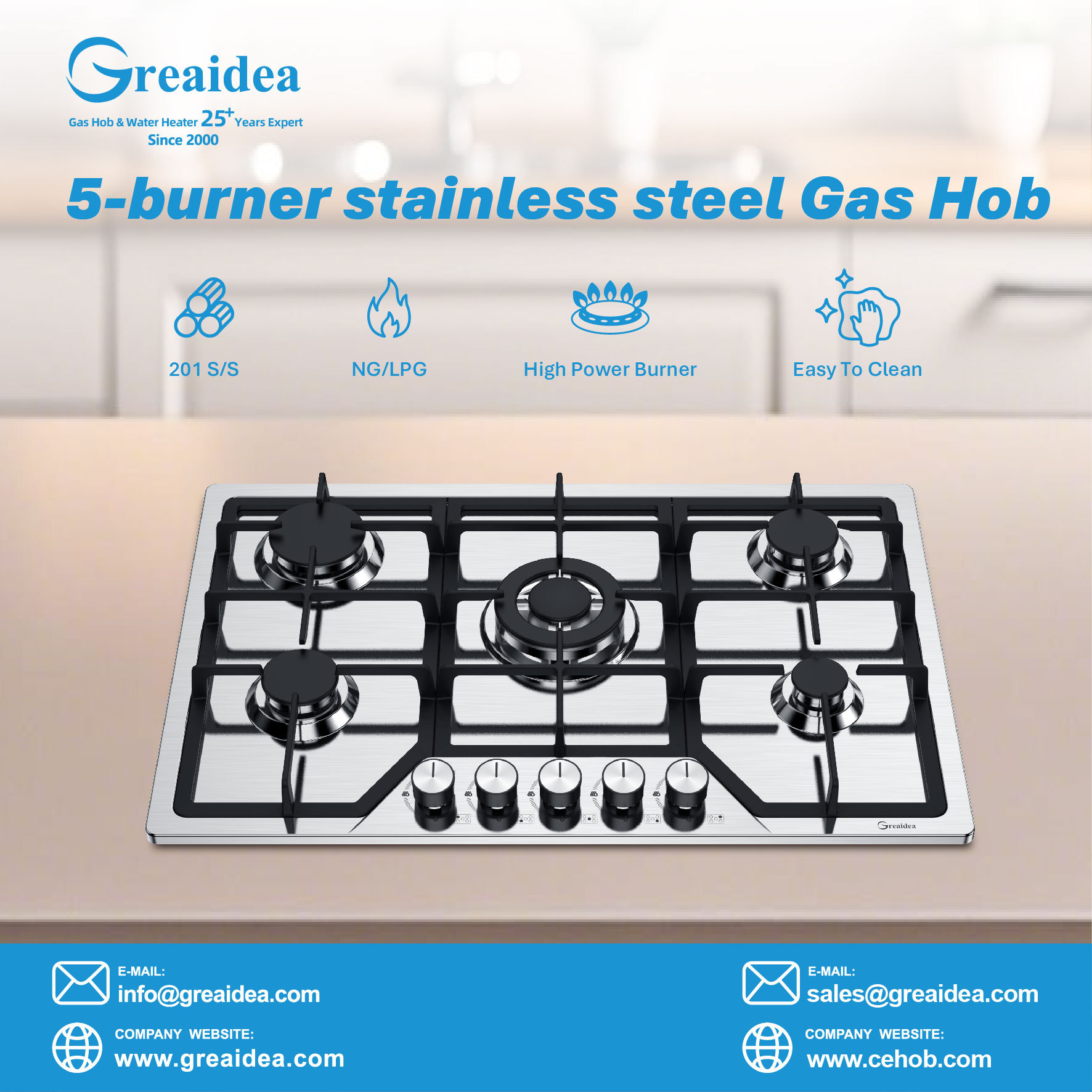 5 Key Trends Brands and Retailers Should Know About the Global Gas Hob Market in 2025